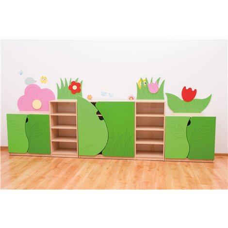 Set mobilier pentru gradinita si cresa Pajistea cu flori - imagine 6